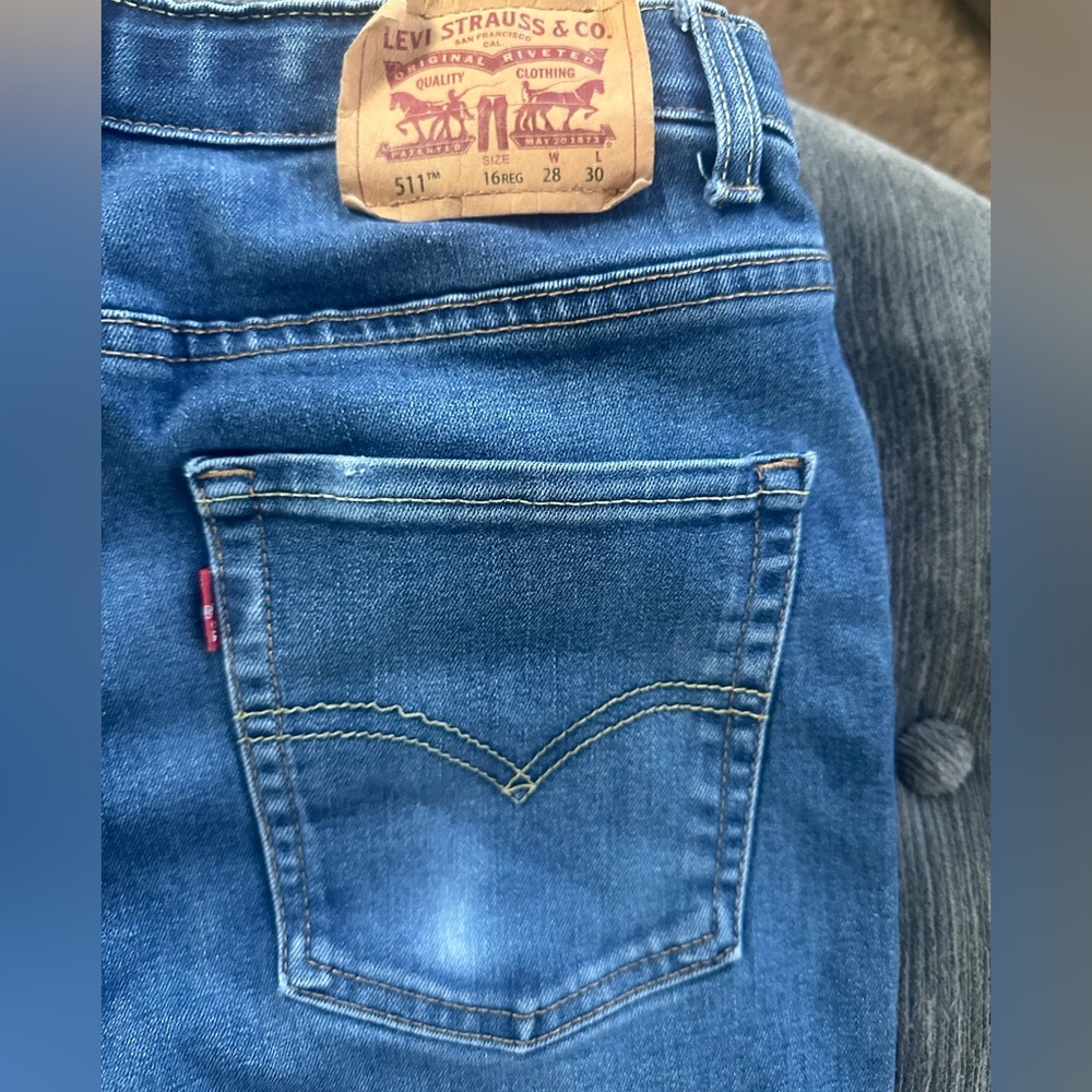 Levi's 511 - 28x30 Men's Classic Indigo Slim Jeans